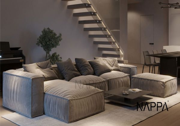 COMFORT PLUS+ DÖKÜMLÜ KAHVE KETEN