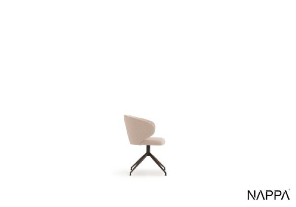 Cream Döner Sandalye