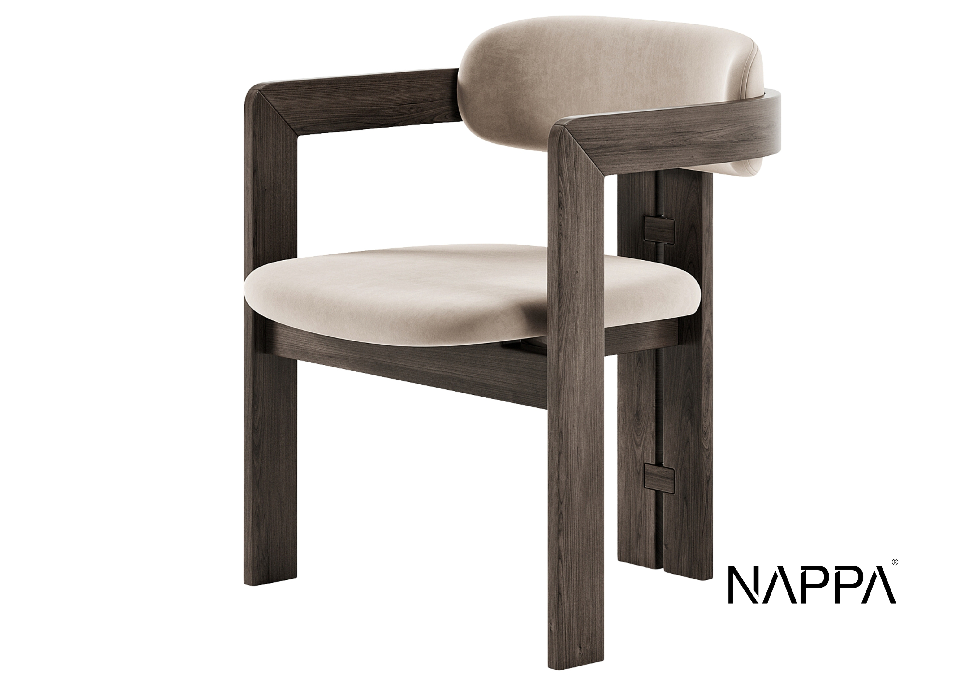 NAPPA SANDALYE CEVİZ