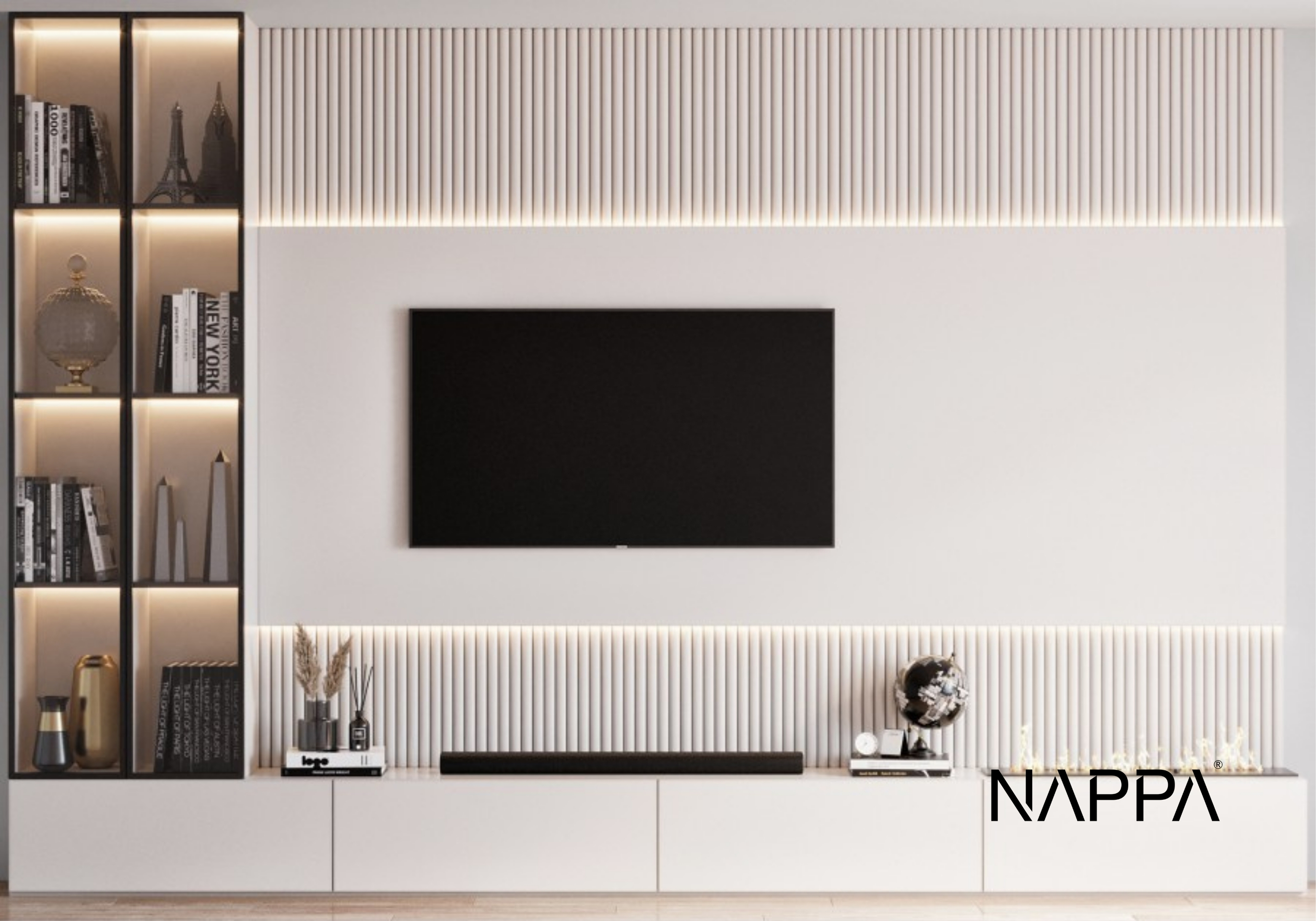 OFF-WHITE DUVAR ÜNİTESİ