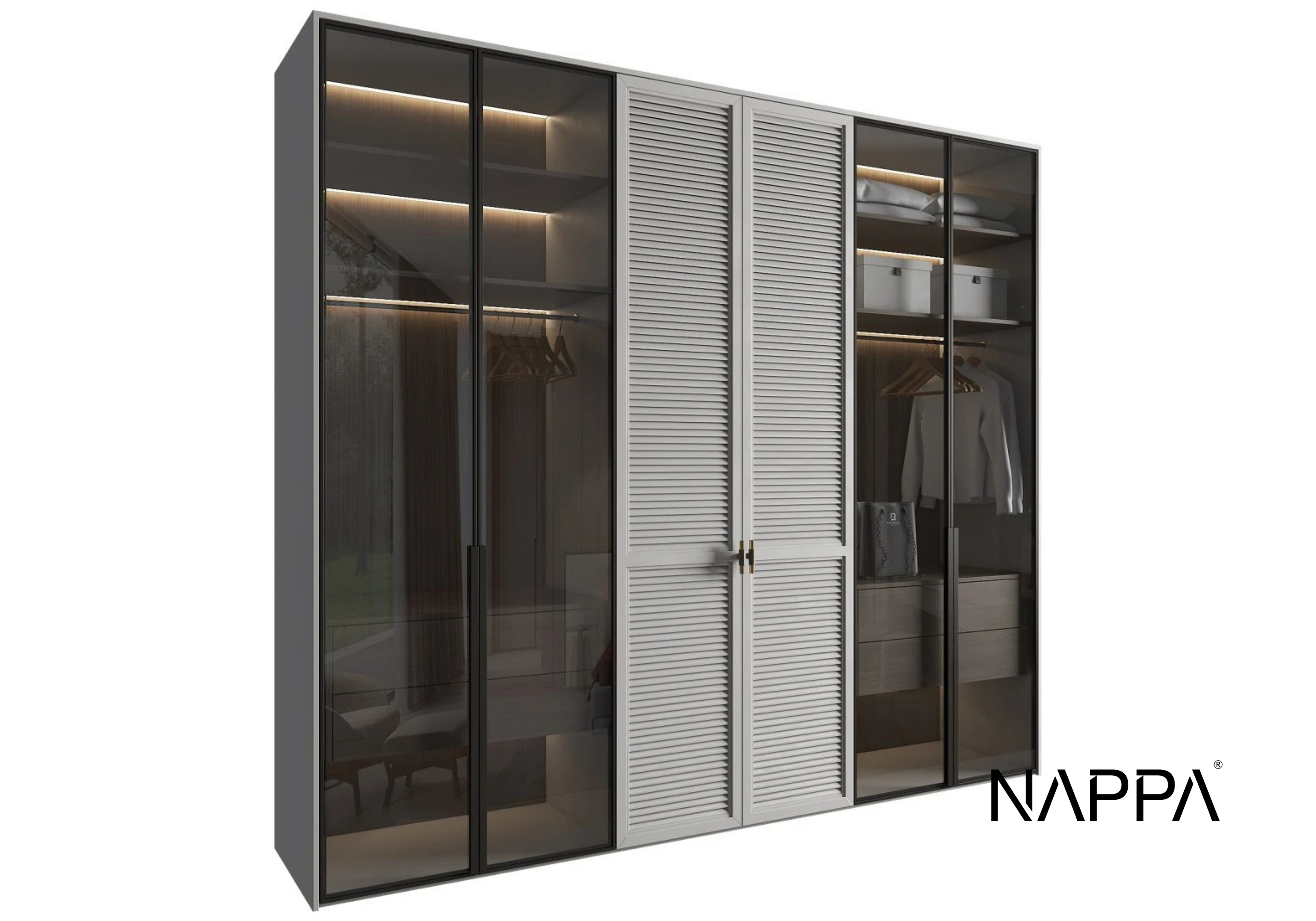 PANJUR KAPAK GİYİNME DOLABI